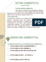 Derecho ambiental: clasificación y definición de contaminación