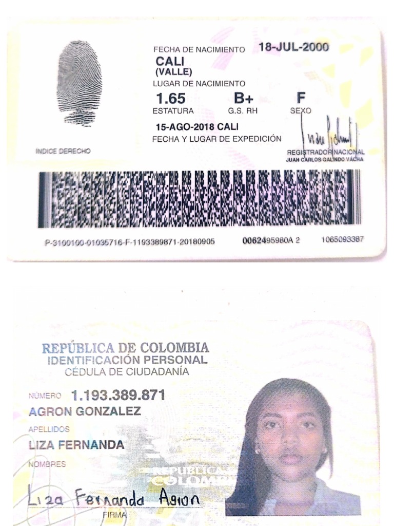 Cédula Liza - 2 | PDF