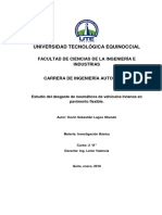 Estudio Del Desgaste de Neumáticos de Vehículos Livianos en Pavimento Flexible.