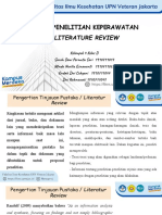 Tahap Penelitian Keperawatan - Literature Review