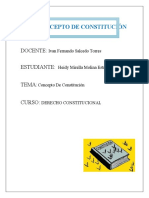 SEMANA 01. Tarea Calificada CONCEPTO DE CONSTITUCIÓN