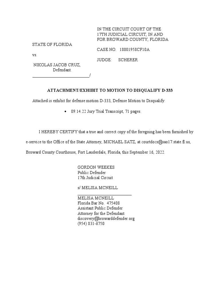 D-333 Exhibit | PDF | Miranda Warning | Judge