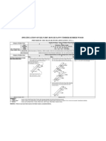 Specs for kiln dried rough sawn rubber wood