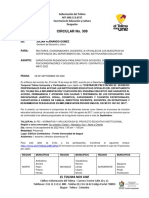 Circular No. 309 - Septiembre 8 de 2022