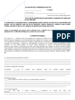 Evaluación Del Aprendizaje de Fce 2° Prof Andrea Manzanares