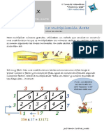 II Torneo de Matemáticas 'Viento en popa' en el CEIP Mediterráneo - La multiplicación árabe