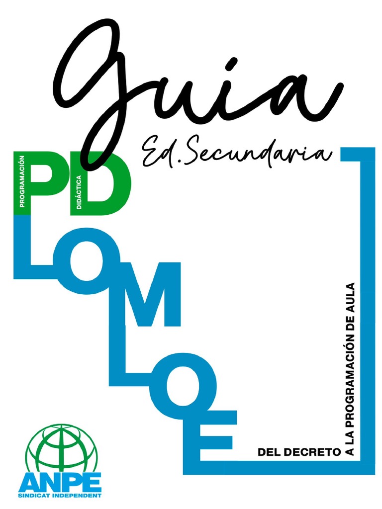 Esquema Curricular LOMLOE Secundaria | PDF | Plan de estudios ...