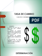 1.3. Presentación Tasa de Cambio