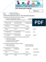 Soal Tematik Kelas 4 SD Tema 1 Subtema 3 Bersyukur Atas Keberagaman Dan Kunci Jawaban