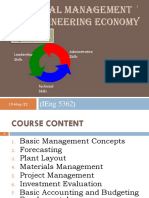 IEEM Course Content Summary