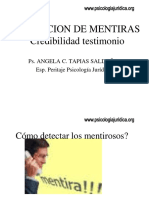 Detección de Mentiras y Credibilidad de Testimonio