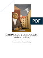 Liberalismo y Democracia Bobbio