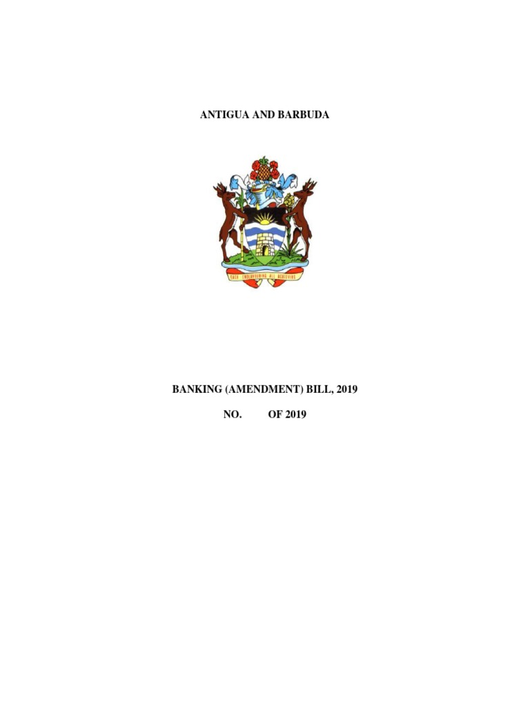 Banking Amendment Bill 2019 PV 17.5.2019 PDF Banks Money