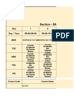 TimeTable 5th Sem JULY-DeC 2022