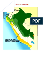 Mapa de Las Ecorregiones