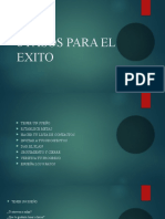 8 Pasos para El Exito