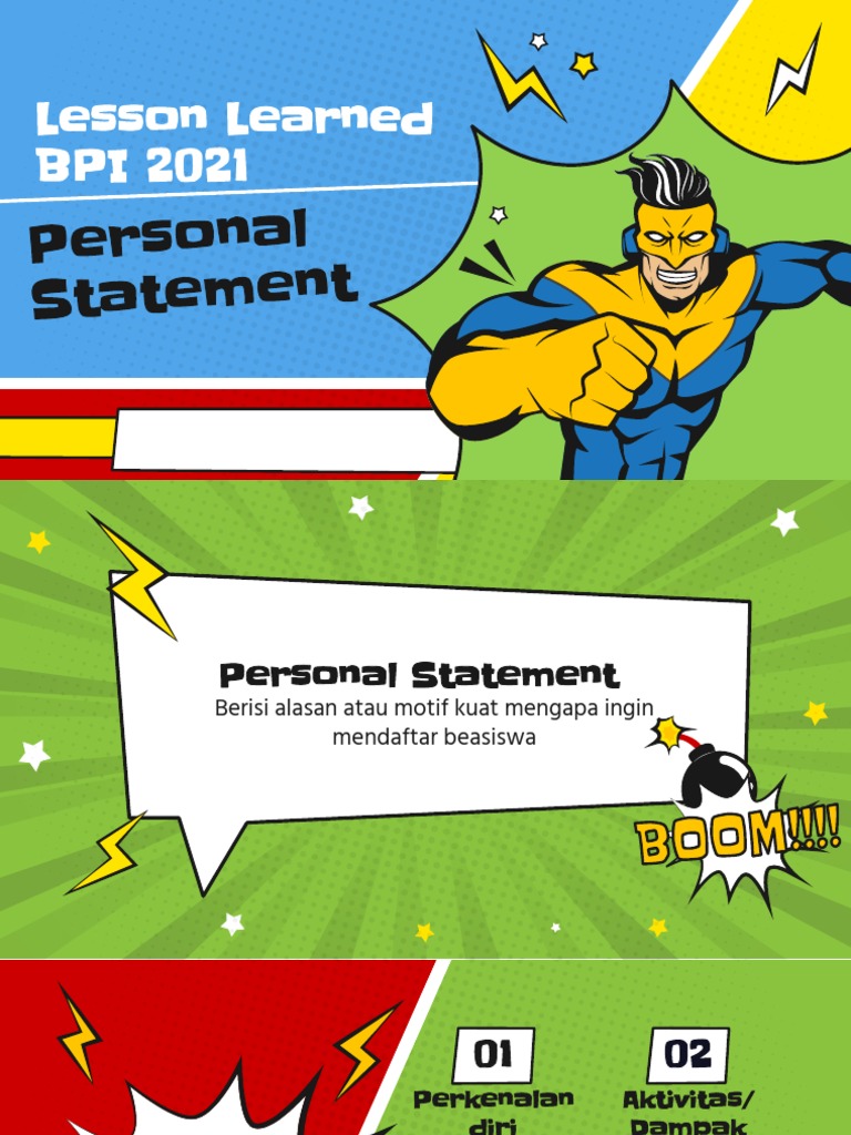 Contoh Personal Statement Beasiswa | PDF