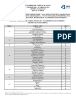 Cursos afins para transferência na UFG