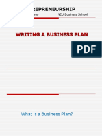5 Writing A Business Plan