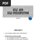 Chapter 3 Self and Self Presentation