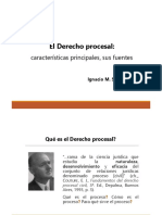 El Derecho Procesal Caracteristicas Prin