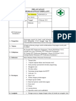 Sop Pelayanan Pemasangan Implant