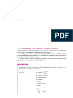 Tasa Nominal, Efectiva y Equivalente