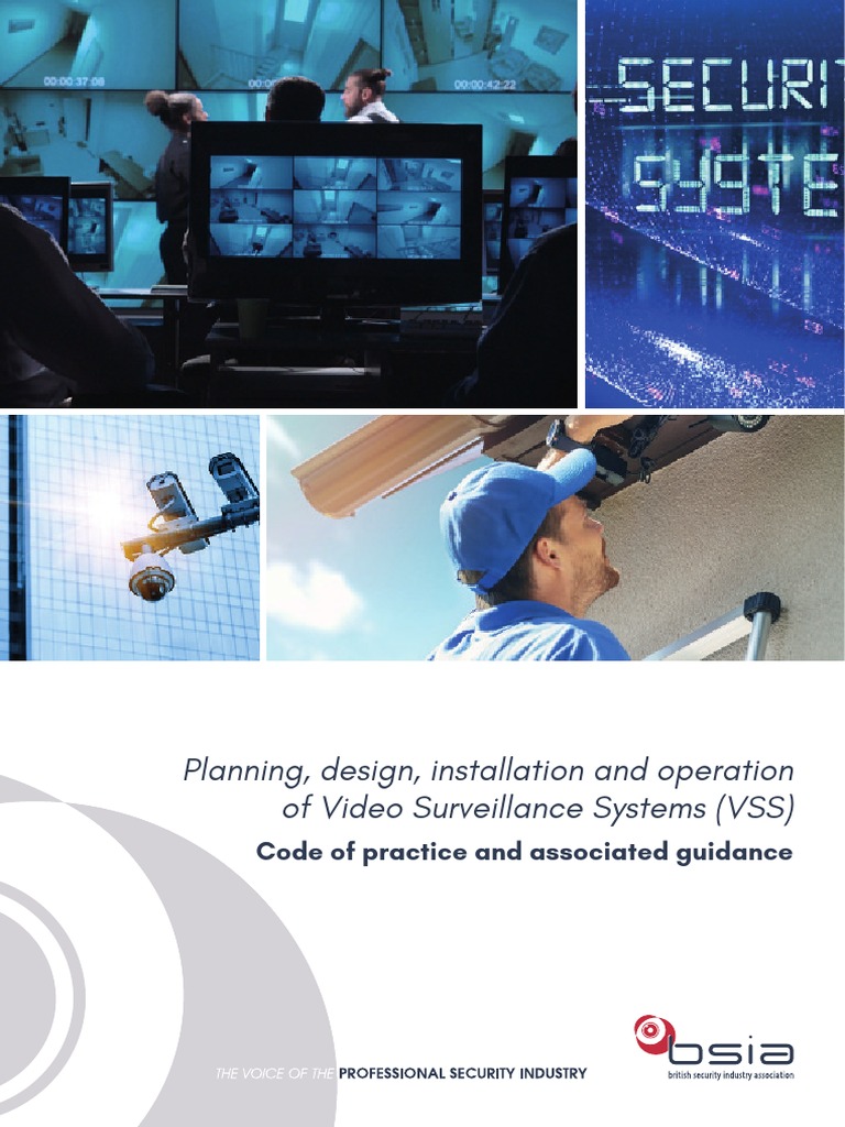 BSIA Planning, Design, Installation and Operation of Video Surveillance