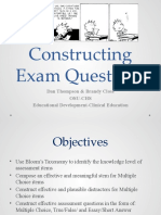 Constructing Exam Questions