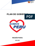 Plan Somos Perú para Gobierno Regional de Piura