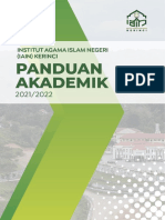 Buku Panduan Akdemik IAIN Kerinci TAhun 2021