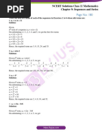 NCERT Solutions For Class 11 Maths Chapter 9 Sequences and Series