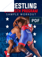 Wrestling Strength Program Sample