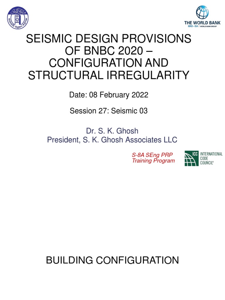 S - 27 - Seismic Design Provisions - Part 3 | PDF | Earthquakes ...