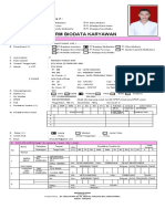 Form Biodata Karyawan