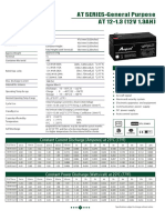 AT-12V 1.3AH Battery Specs