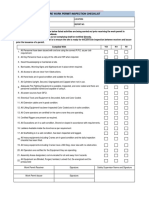 PRE Work Permit Checklist