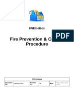 Fire Prevention Control Procedure 1663135363
