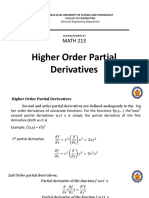 PowerPoint2 Higher Order Partial Derivatives