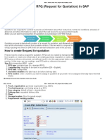 13 ME41 - How To Create RFQ (Request For Quotation) in SAP