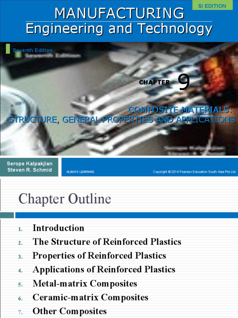 PPT MFG Chapter09 Final | PDF | Composite Material | Fibre Reinforced ...