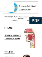 Upper Airway Obstruction