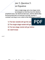 Chapter 5, Question 5: Rocket Equation