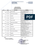 Jadwal Kuliah Matrikulasi XLVII Kelas Pagi