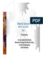 METN 132 (Material Science) Course - Presentation