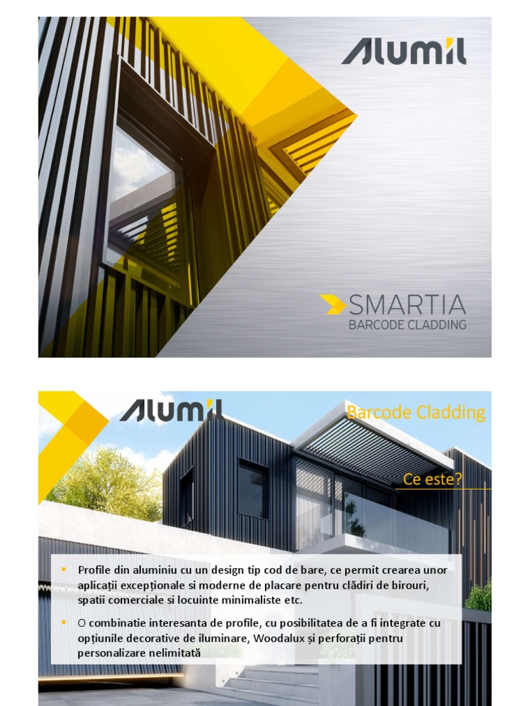 Alumil Barcode Cladding | PDF