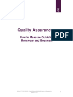 Section 6 TFG QA MANUAL - How to Measure Guideline Menswear and Boyswear