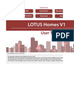 LOTUS Homes V1 User Tool 31.10.19
