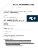 Contrat de Travail Chauffeur | PDF