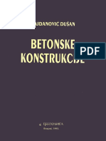 Betonske Konstrukcije - Najdanovic Dušan